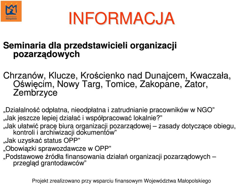 współpracowa pracować lokalnie?