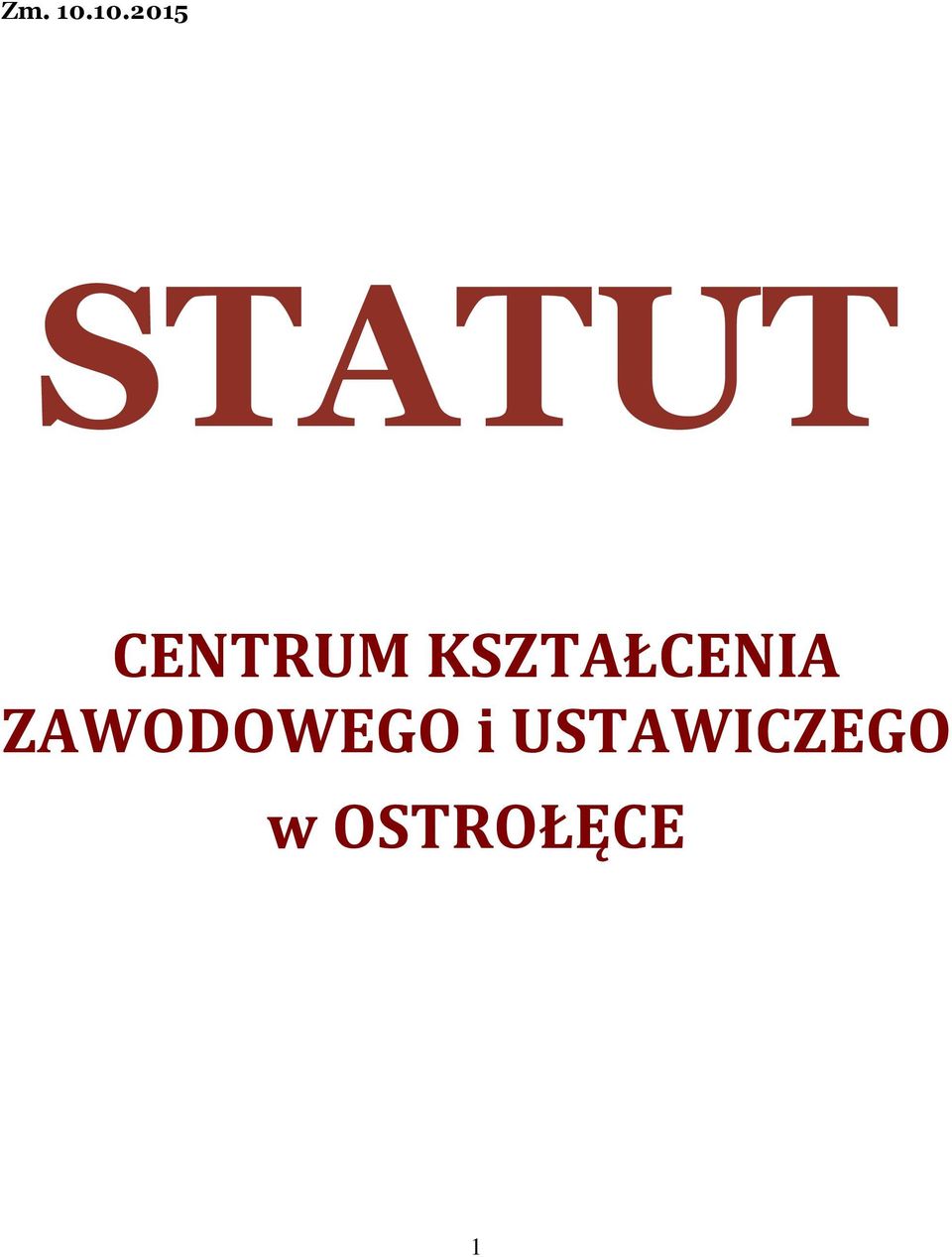 CENTRUM KSZTAŁCENIA