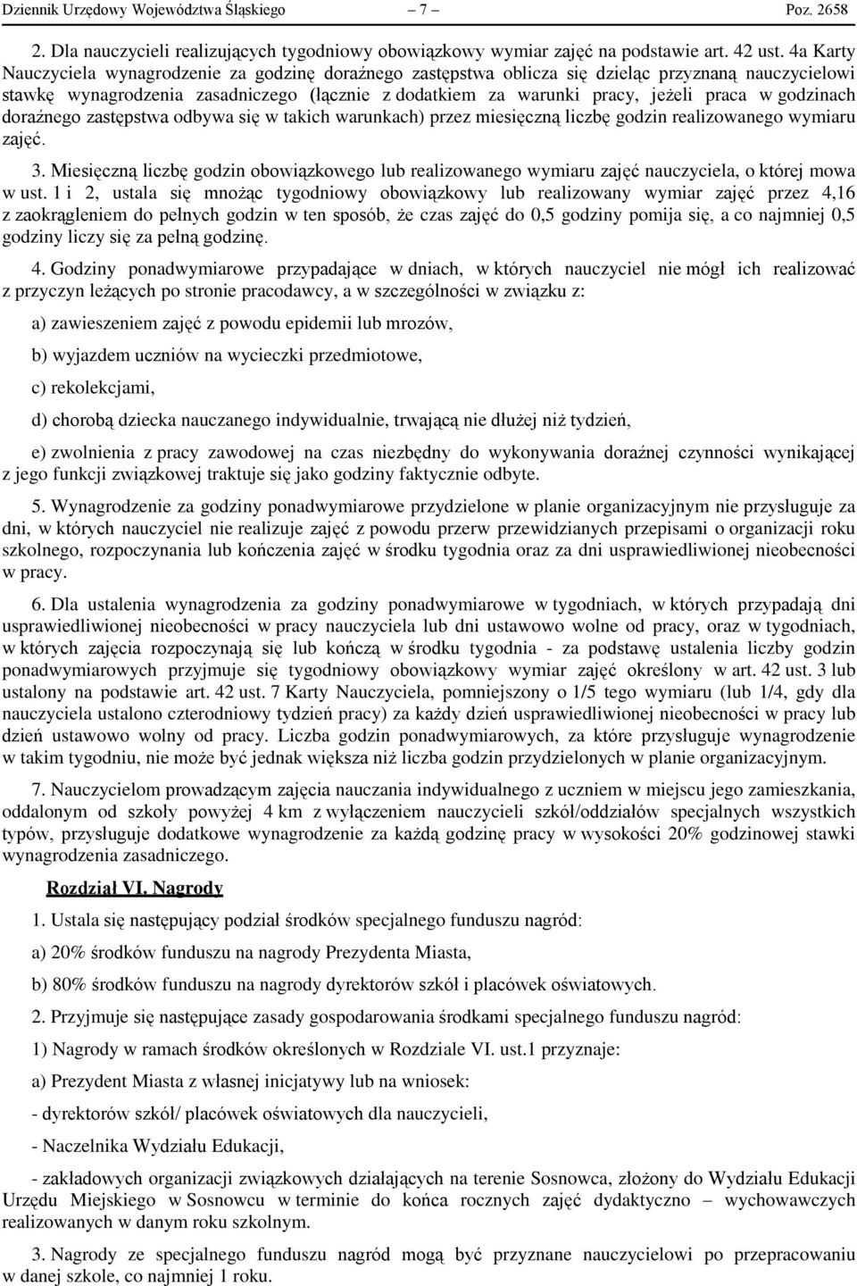 godzinach doraźnego zastępstwa odbywa się w takich warunkach) przez miesięczną liczbę godzin realizowanego wymiaru zajęć. 3.