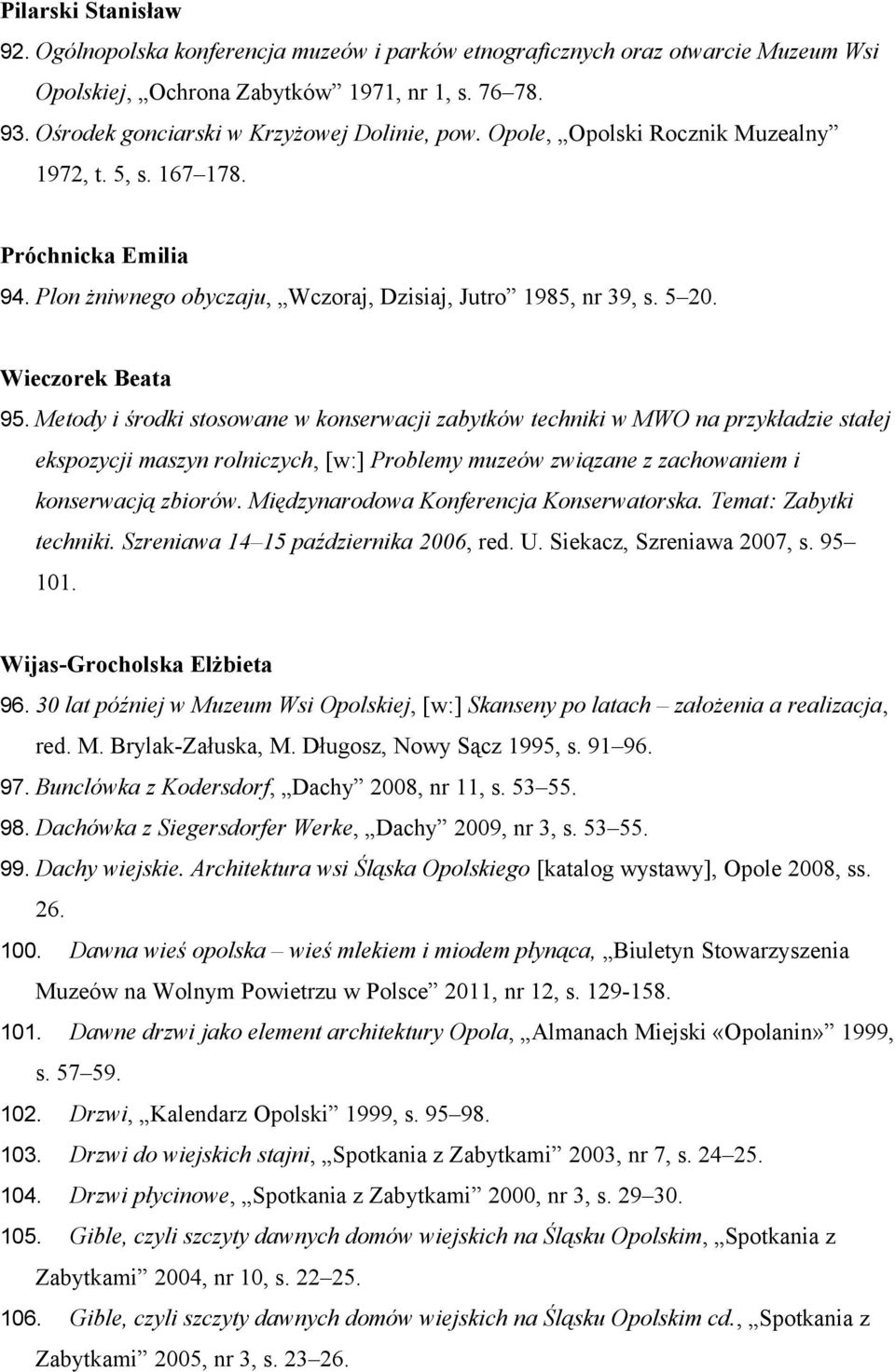 Wieczorek Beata 95.
