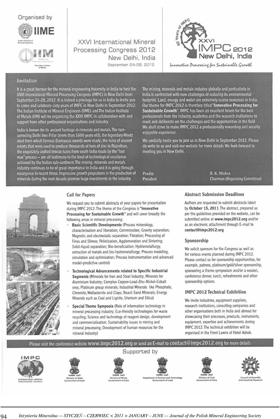 JANUARY JUNE Journal of the