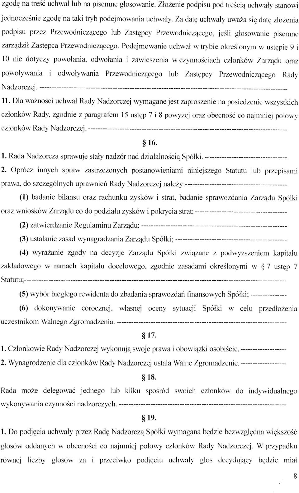 r,itl w trybie okreslonym vr ustepie 9r i l0 nie dotirczy powolania" odwolania i zawieszenia w czvnnosclach r:zlonk6w.