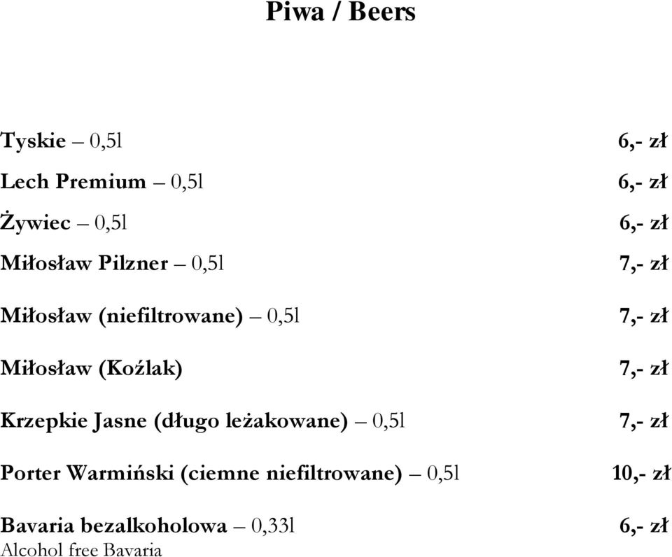 Krzepkie Jasne (długo leżakowane) 0,5l Porter Warmiński (ciemne