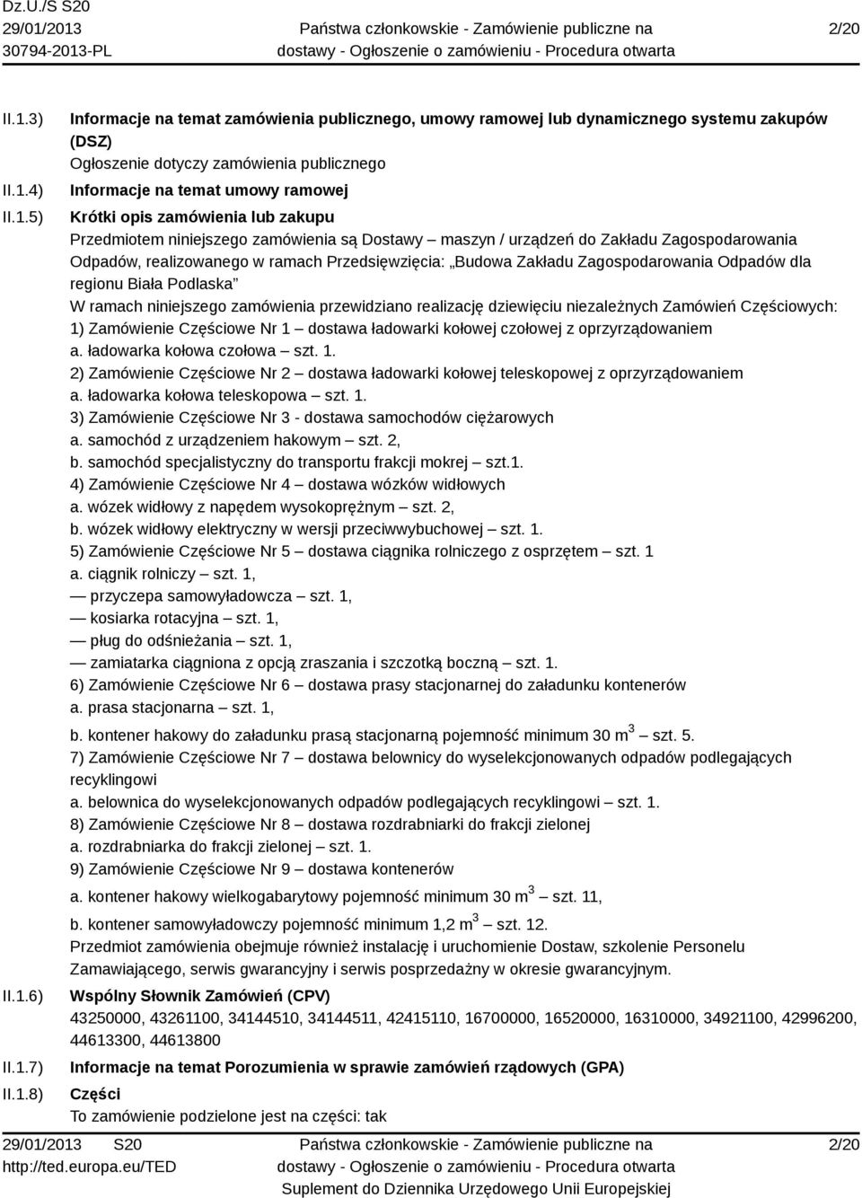 4) II.1.