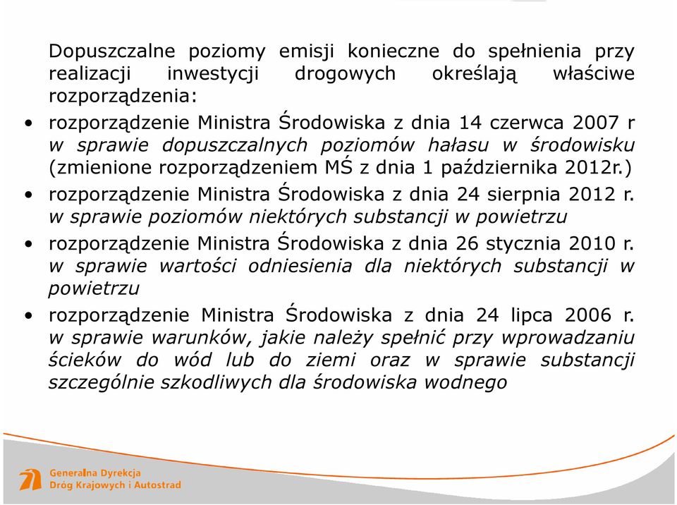 w sprawie poziomów niektórych substancji w powietrzu rozporządzenie Ministra Środowiska z dnia 26 stycznia 2010 r.