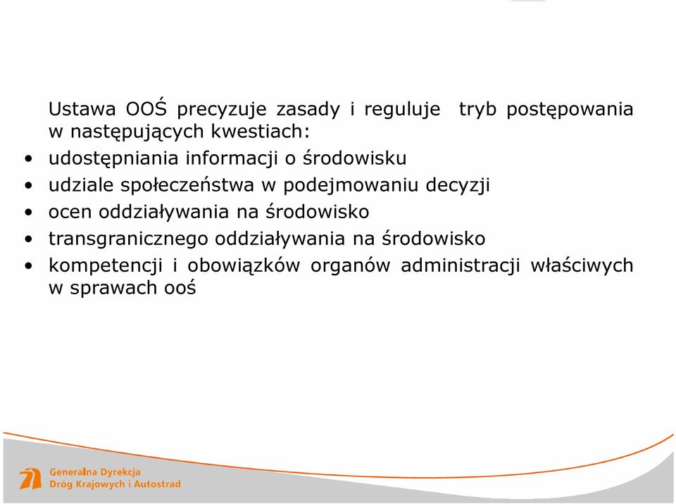 podejmowaniu decyzji ocen oddziaływania na środowisko transgranicznego