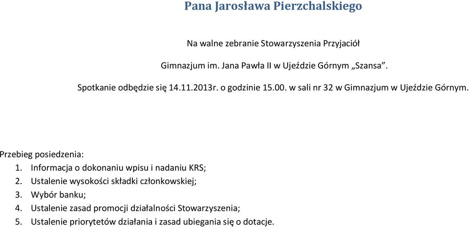 Ustalenie zasad promocji działalności