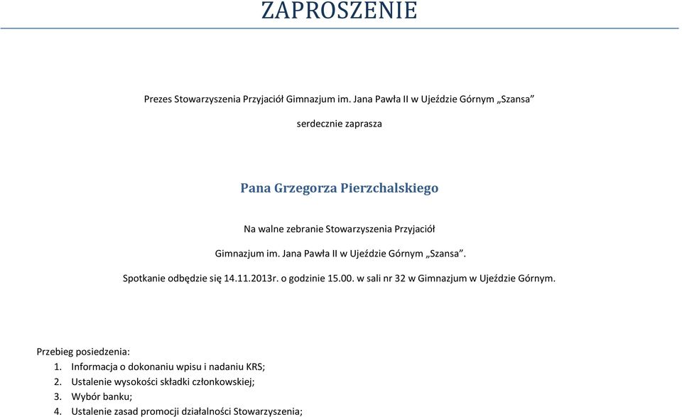 Stowarzyszenia Przyjaciół 4.