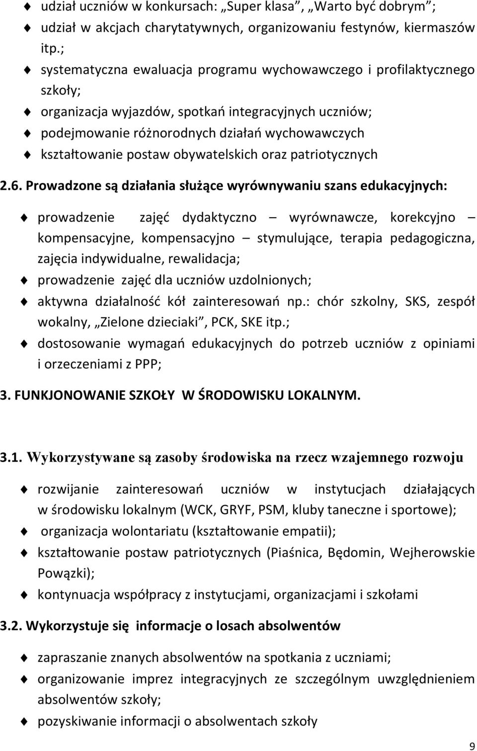 obywatelskich oraz patriotycznych 2.6.