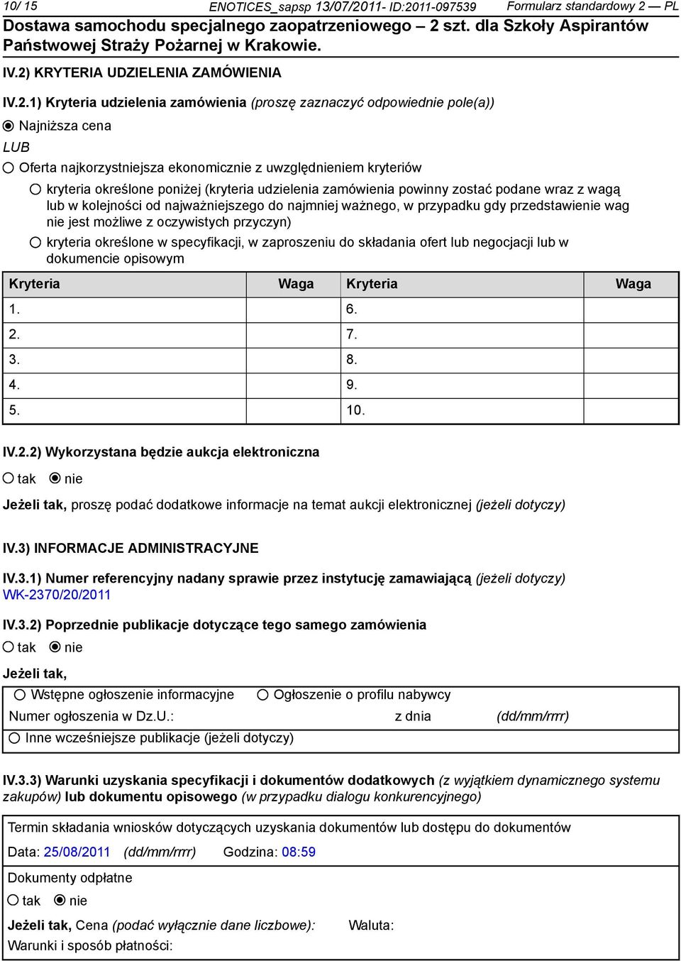 11-097539 Formularz standardowy 2 