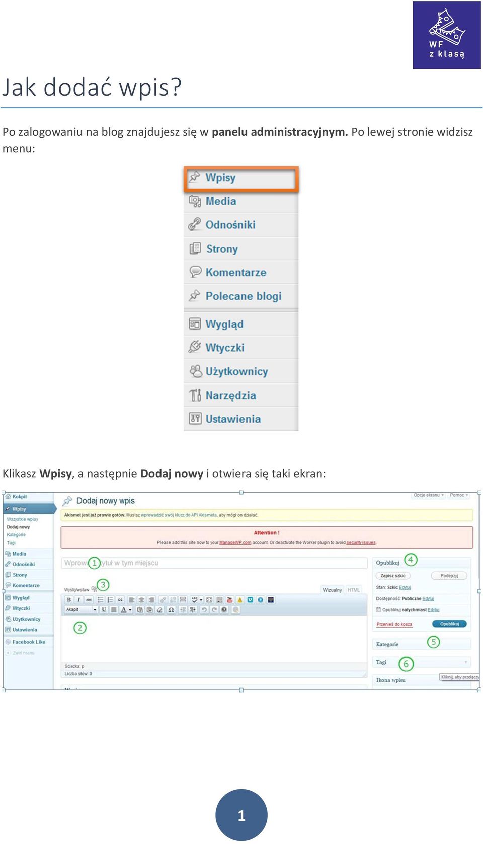 panelu administracyjnym.