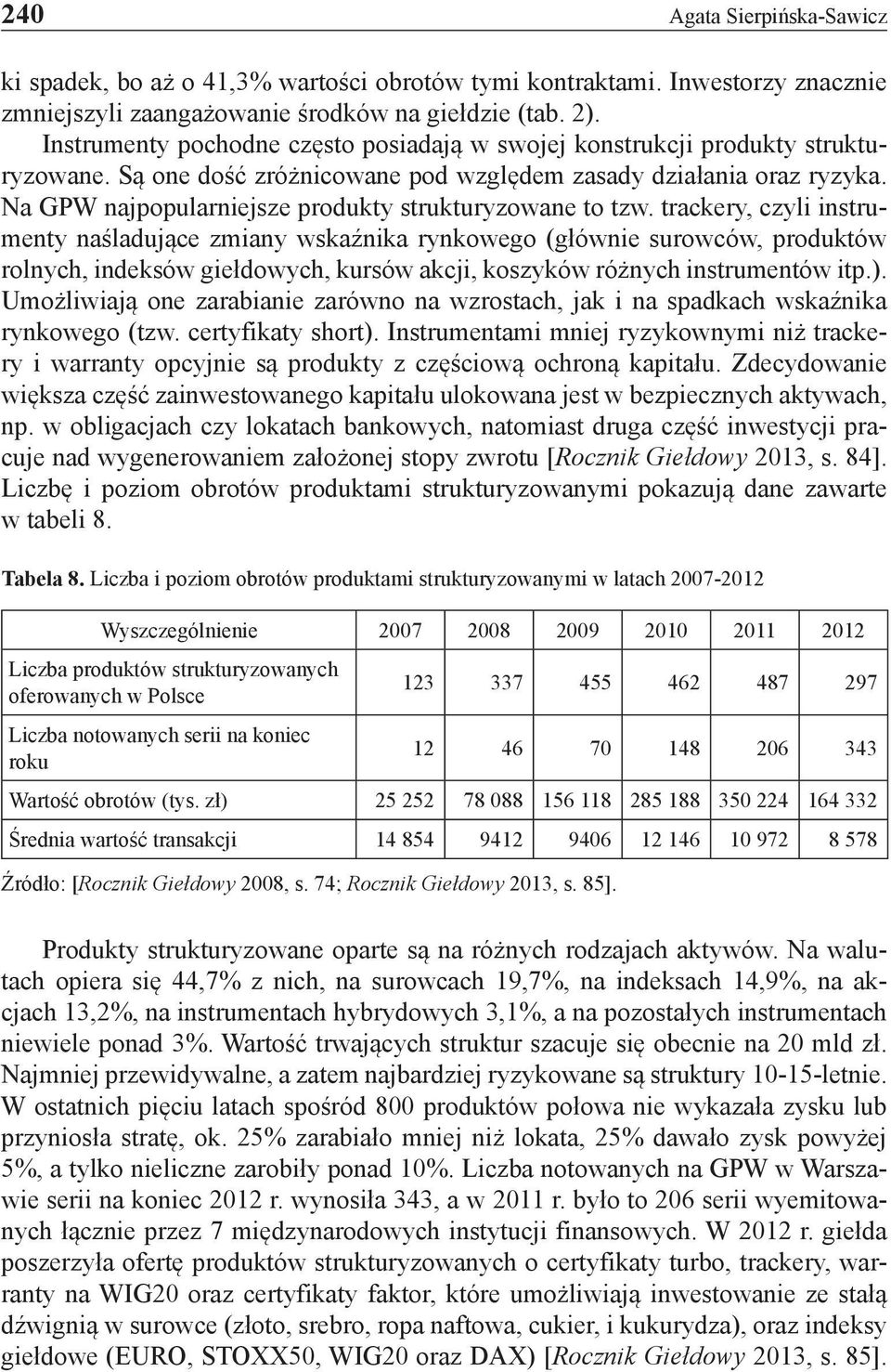 Na GPW najpopularniejsze produkty strukturyzowane to tzw.