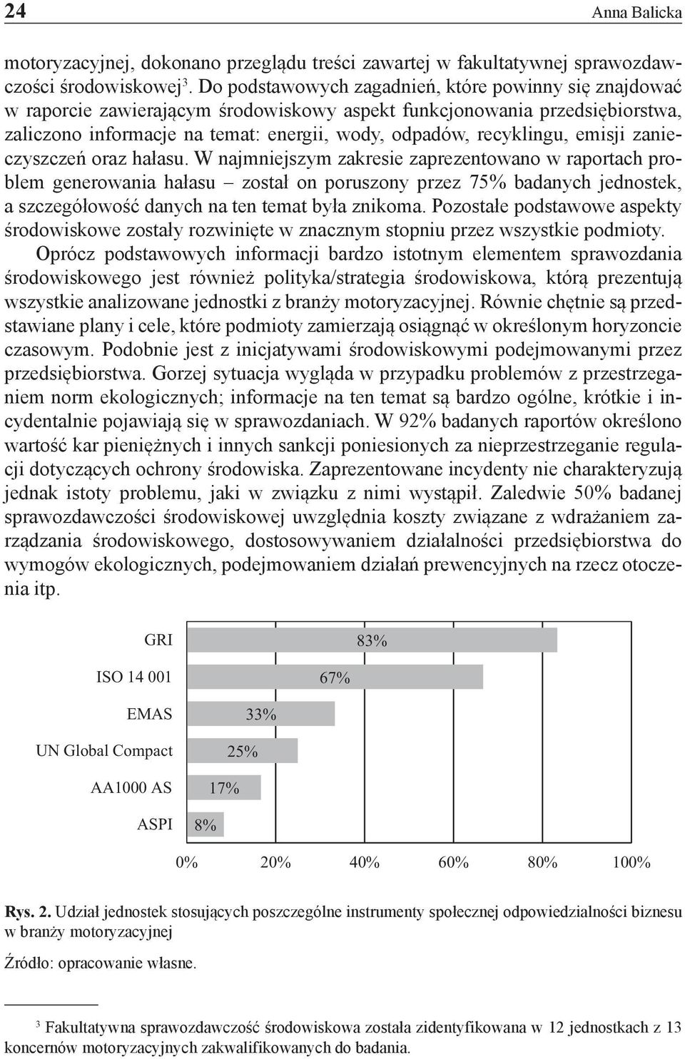 emisji zanieczyszczeń oraz hałasu.