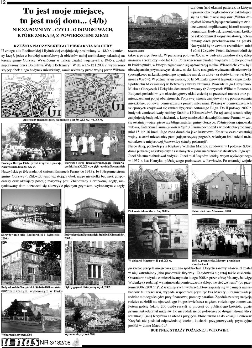 kamienny krzy, jeden z bardziej wartoœciowych obiektów ma³ej architektury sakralnej na terenie gminy Gorzyce. Wywrócony w trakcie dzia³añ wojennych w 1945 r.