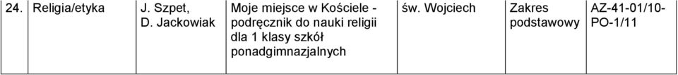 podręcznik do nauki religii dla 1