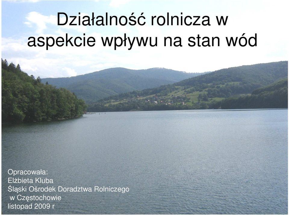 ElŜbieta Kluba Śląski Ośrodek