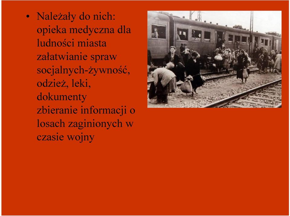 socjalnych-żywność, odzież, leki,