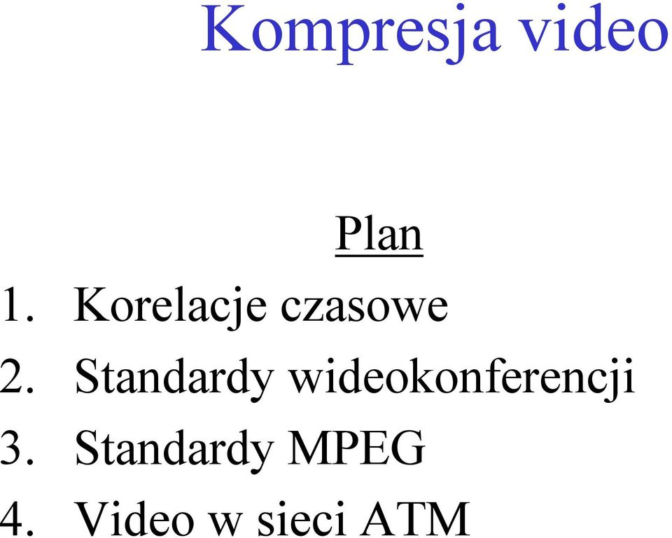 Standardy wideokonferencji