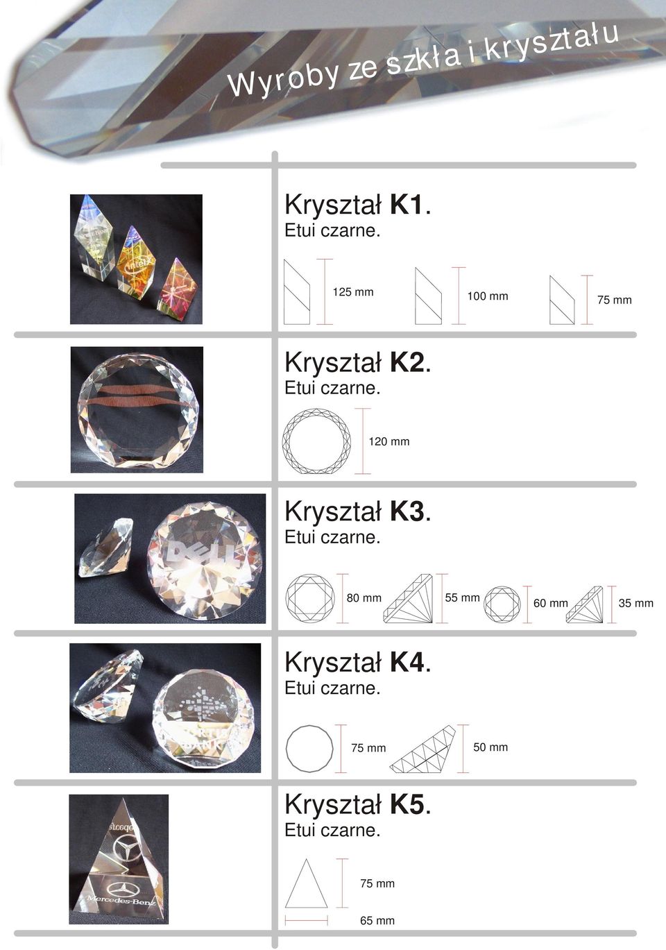 120 mm Kryształ K3.