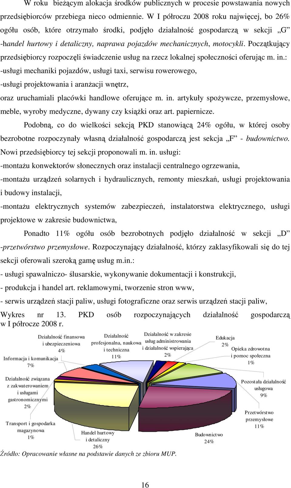 Początkujący przedsiębiorcy rozpoczęli świadczenie usług na rzecz lokalnej społeczności oferując m. in.