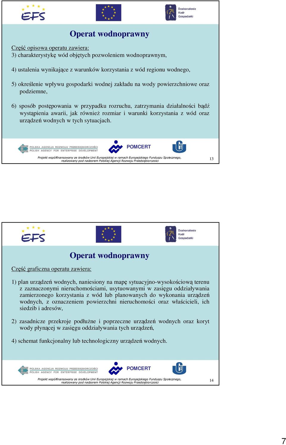 korzystania z wód oraz urządzeń wodnych w tych sytuacjach.