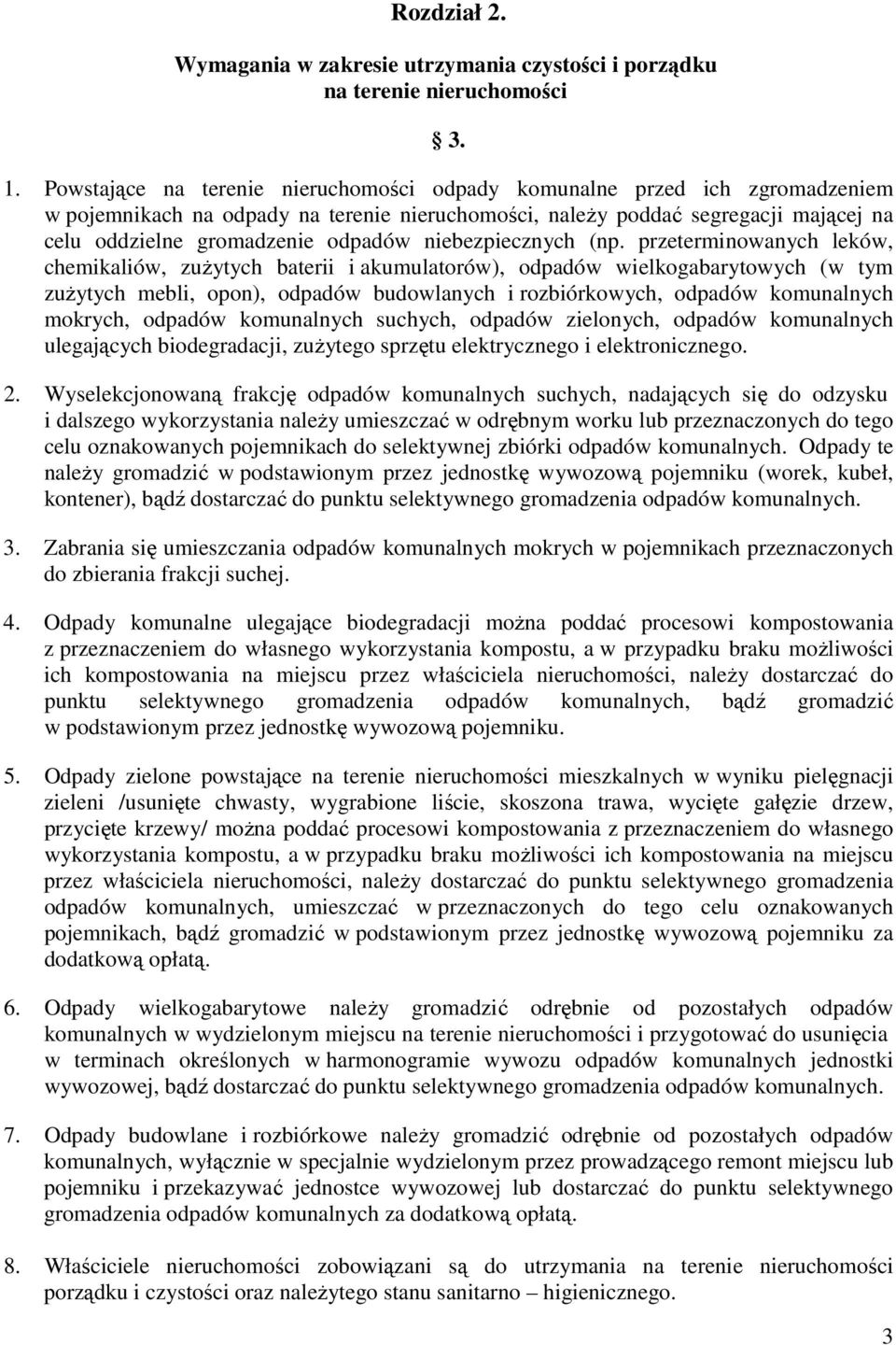 niebezpiecznych (np.