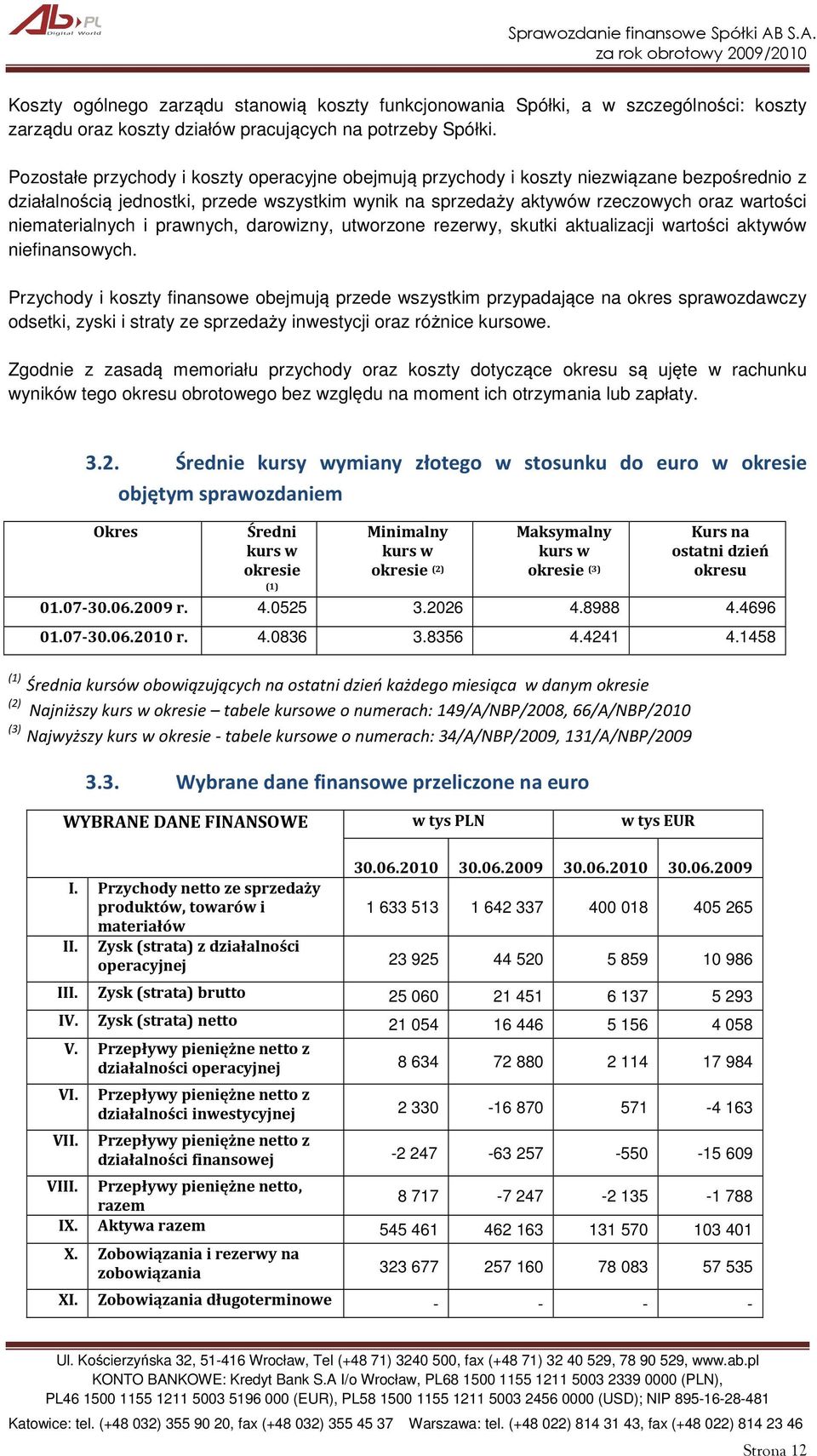 niematerialnych i prawnych, darowizny, utworzone rezerwy, skutki aktualizacji wartości aktywów niefinansowych.