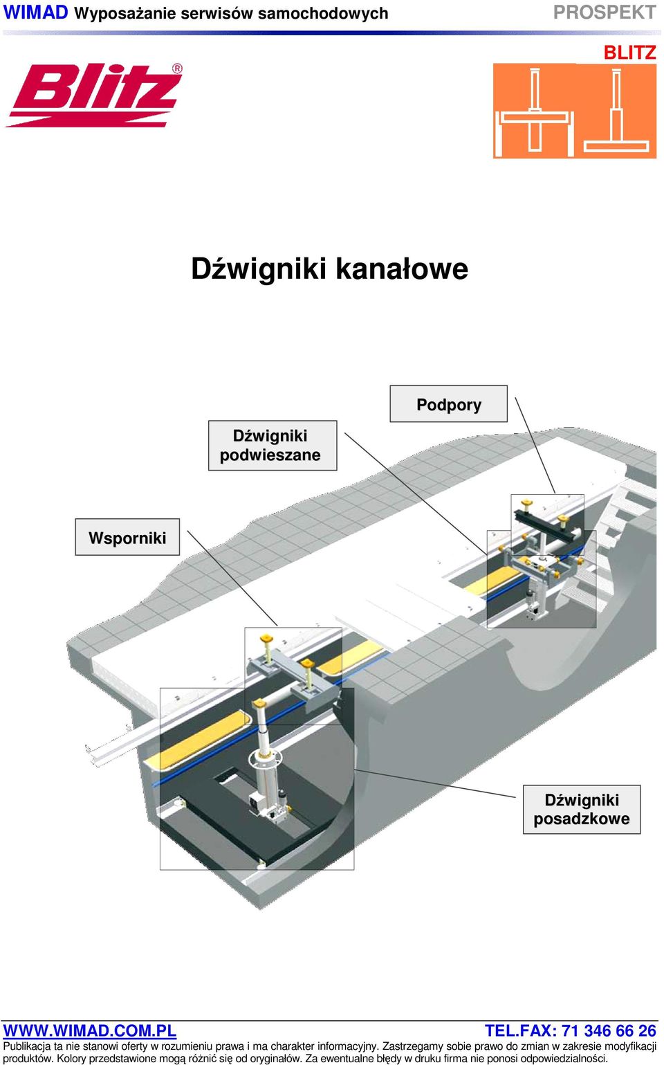 podwieszane Wsporniki Dźwigniki