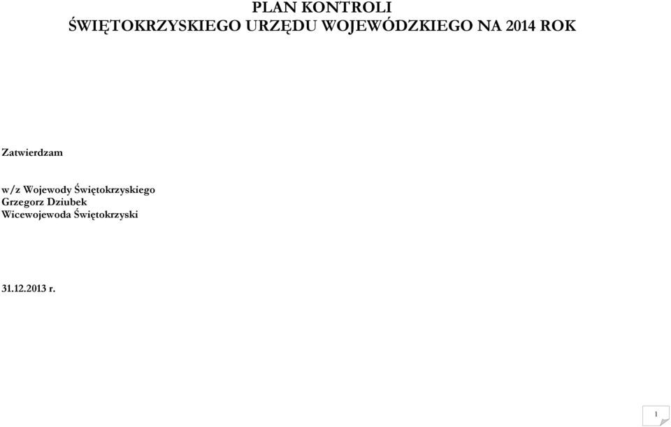 Wojewody Świętokrzyskiego Grzegorz