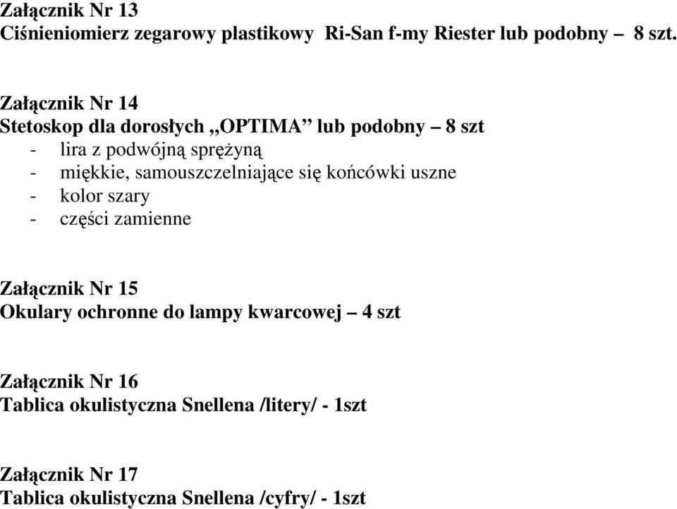 samouszczelniające się końcówki uszne - kolor szary - części zamienne Załącznik Nr 15 Okulary ochronne do
