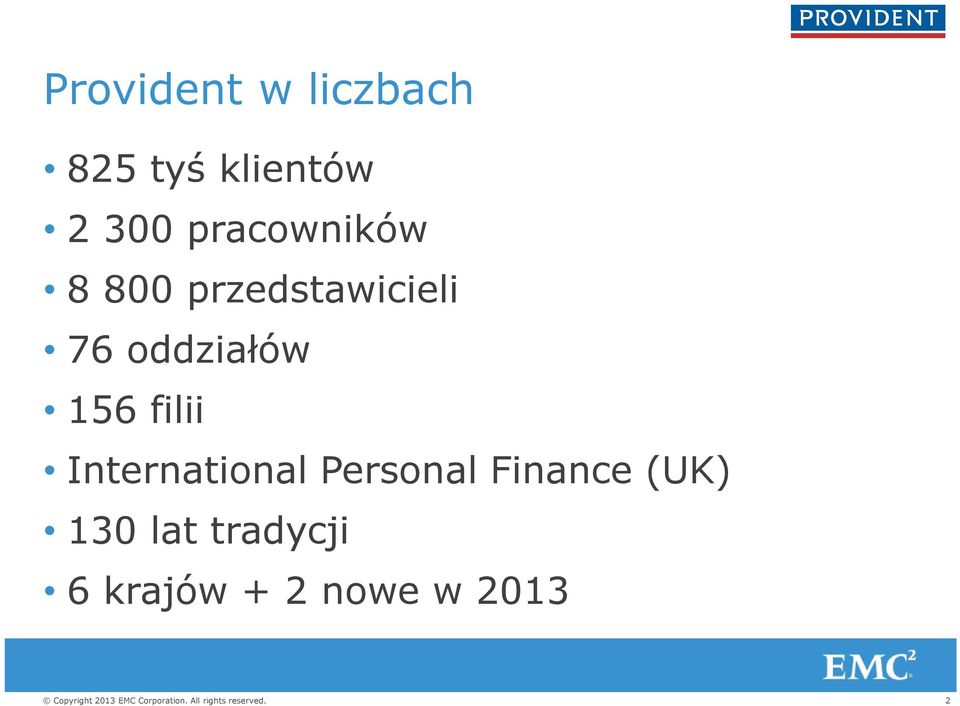 oddziałów 156 filii International Personal
