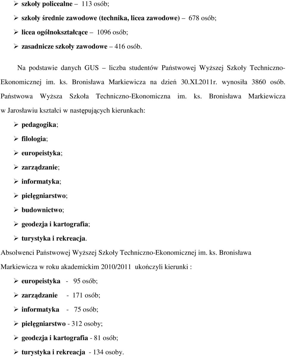 Państwowa Wyższa Szkoła Techniczno-Ekonomiczna im. ks.