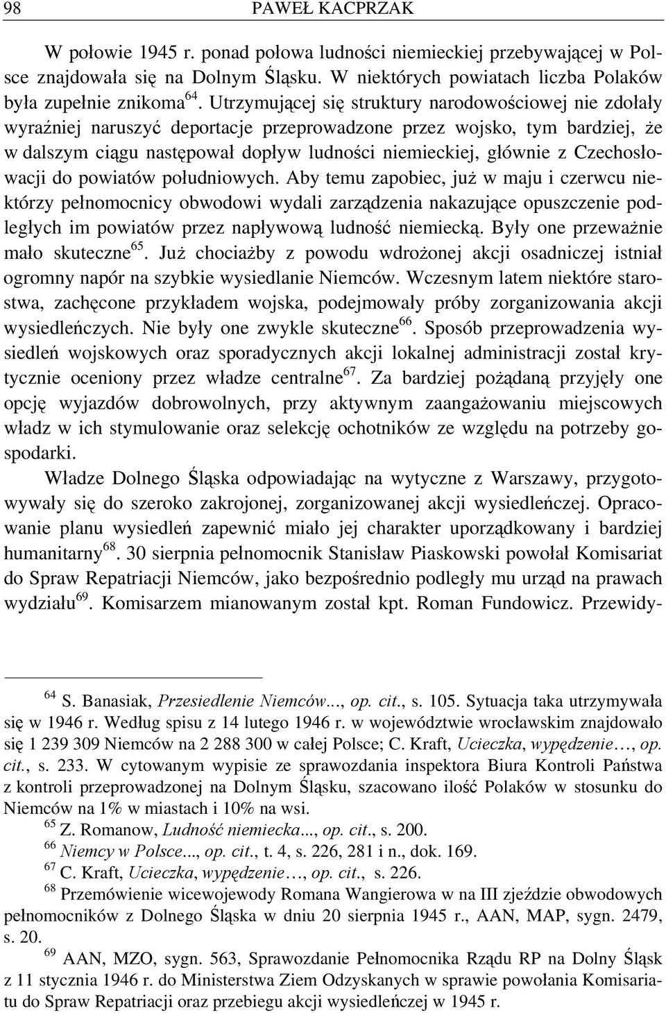 Czechosłowacji do powiatów południowych.