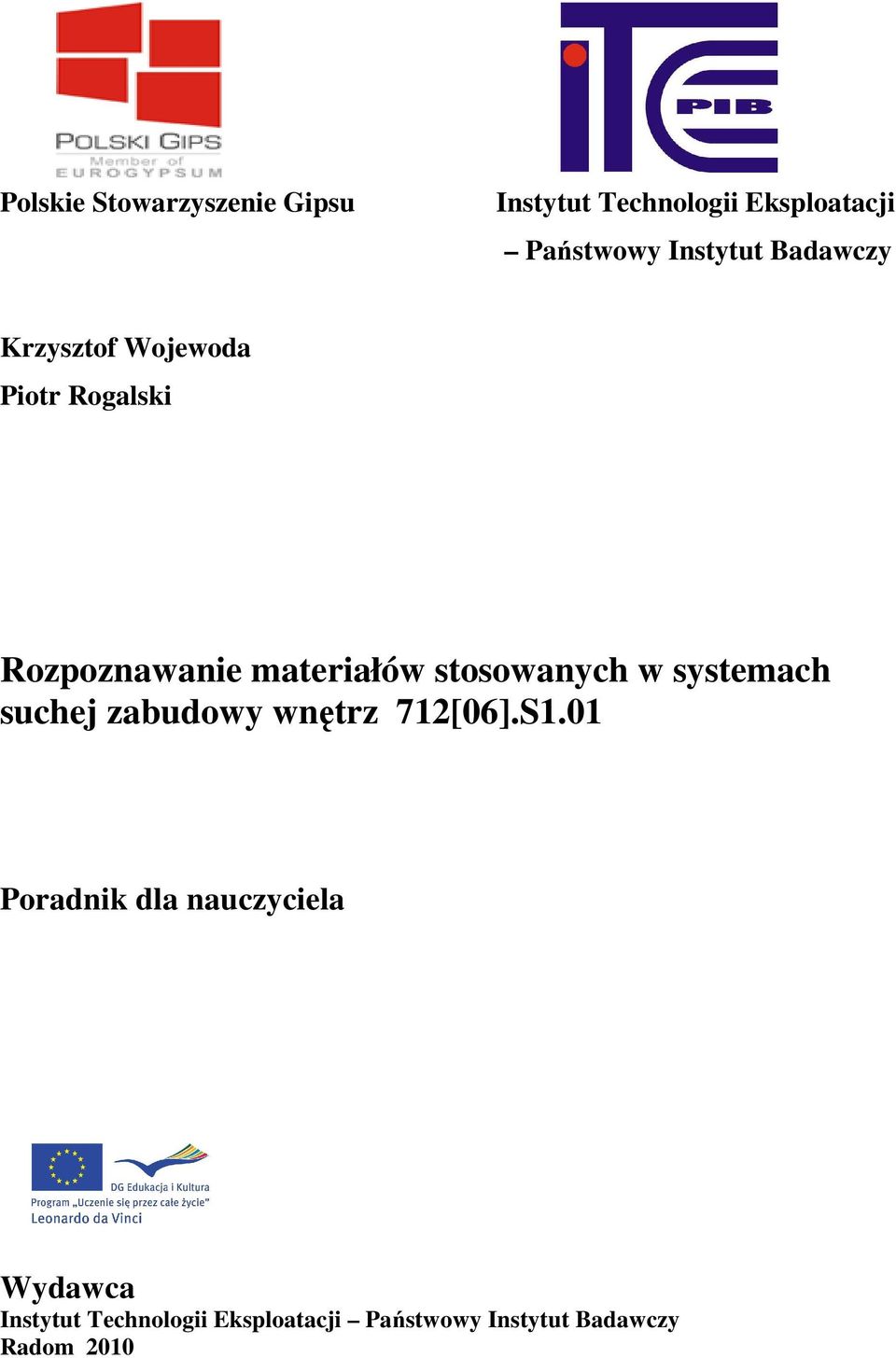 stosowanych w systemach suchej zabudowy wnętrz 712[06].S1.