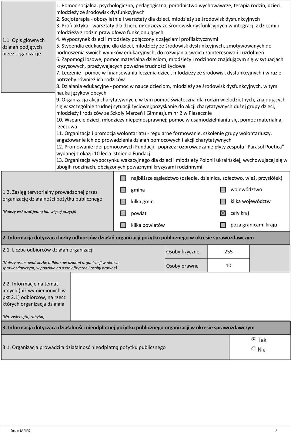 Profilaktyka - warsztaty dla dzieci, mģodzieŋy ze rodowisk dysfunkcyjnych w integracji z dziecmi i mģodzieŋđ z rodzin prawidģowo funkcjonujđcych 4.