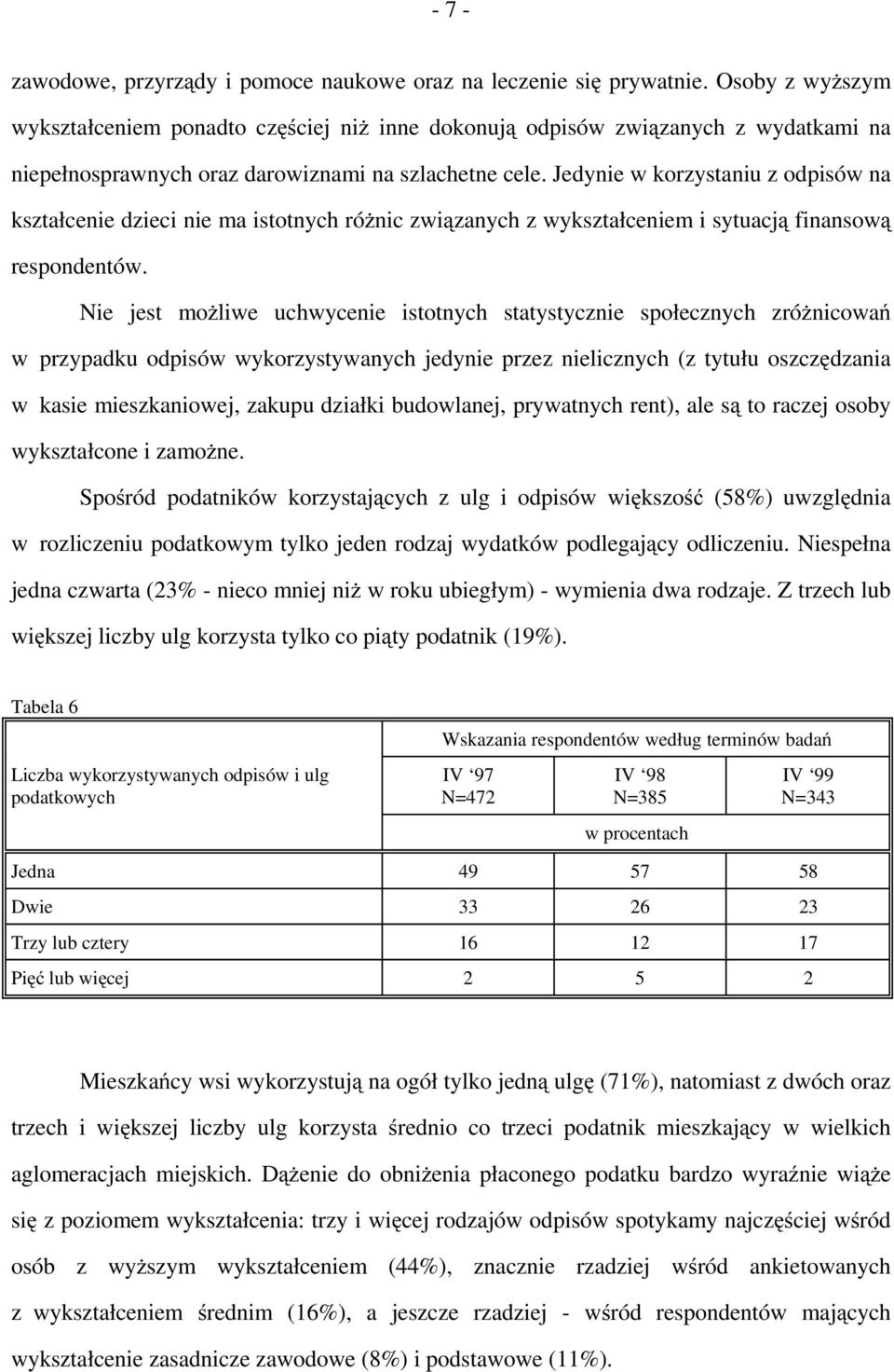 Jedynie w korzystaniu z odpisów na kształcenie dzieci nie ma istotnych różnic związanych z wykształceniem i sytuacją finansową respondentów.