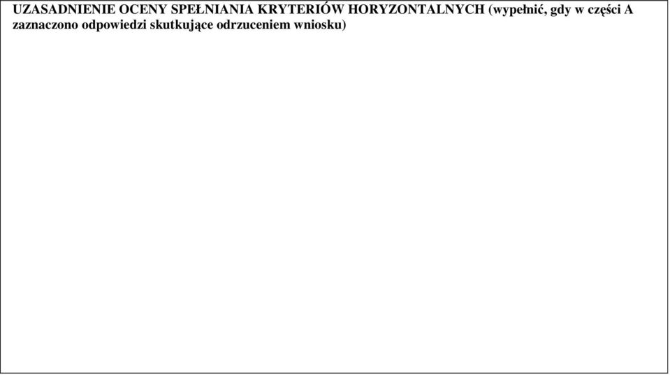(wypełnić, gdy w części A