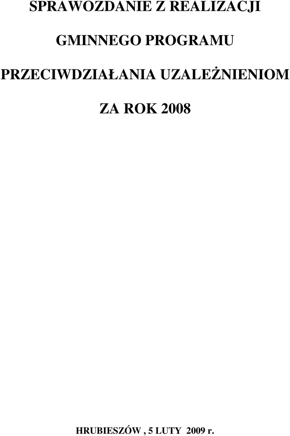 PRZECIWDZIAŁANIA