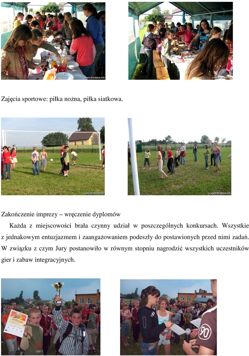 poszczególnych konkursach.