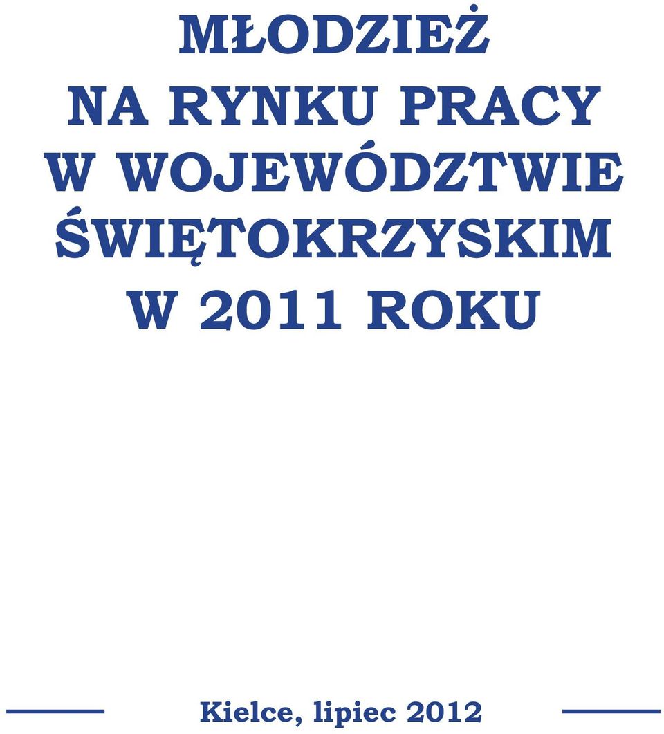 WI TOKRZYSKIM W 2011