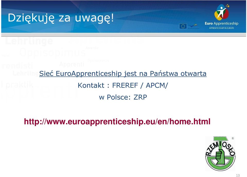Państwa otwarta Kontakt : FREREF /