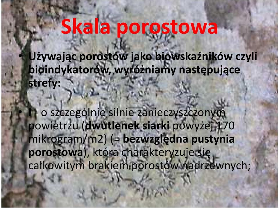 powietrzu (dwutlenek siarki powyżej 170 mikrogram/m2) (= bezwzględna