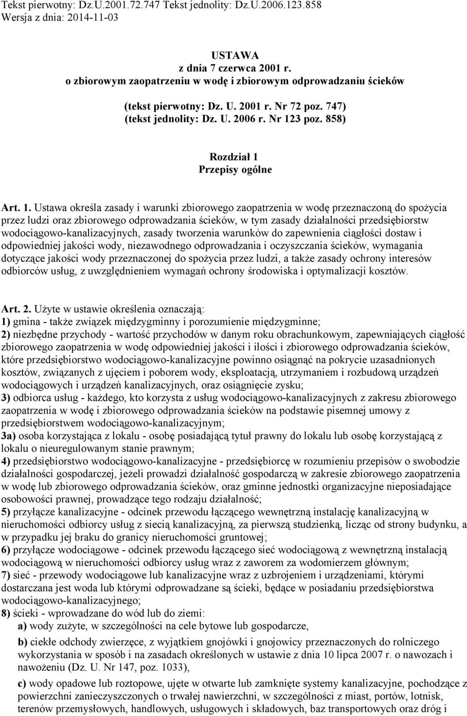 3 poz. 858) Rozdział 1 