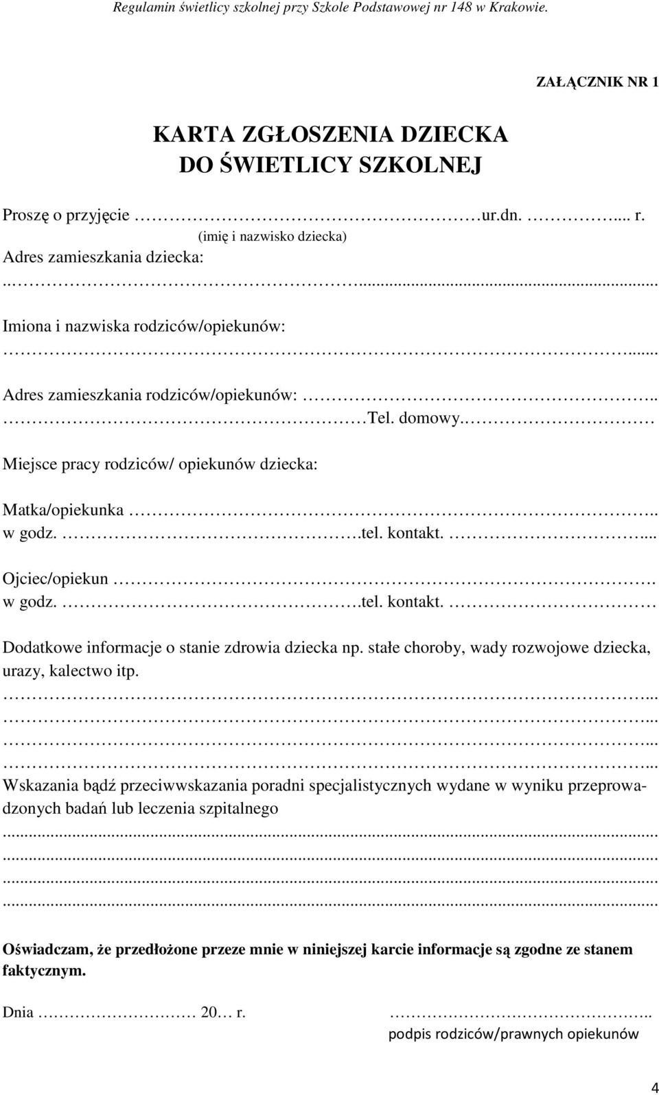 stałe choroby, wady rozwojowe dziecka, urazy, kalectwo itp.