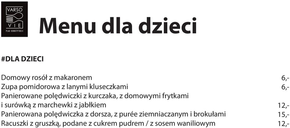 marchewki z jab³kiem Panierowana polêdwiczka z dorsza, z purée ziemniaczanym i