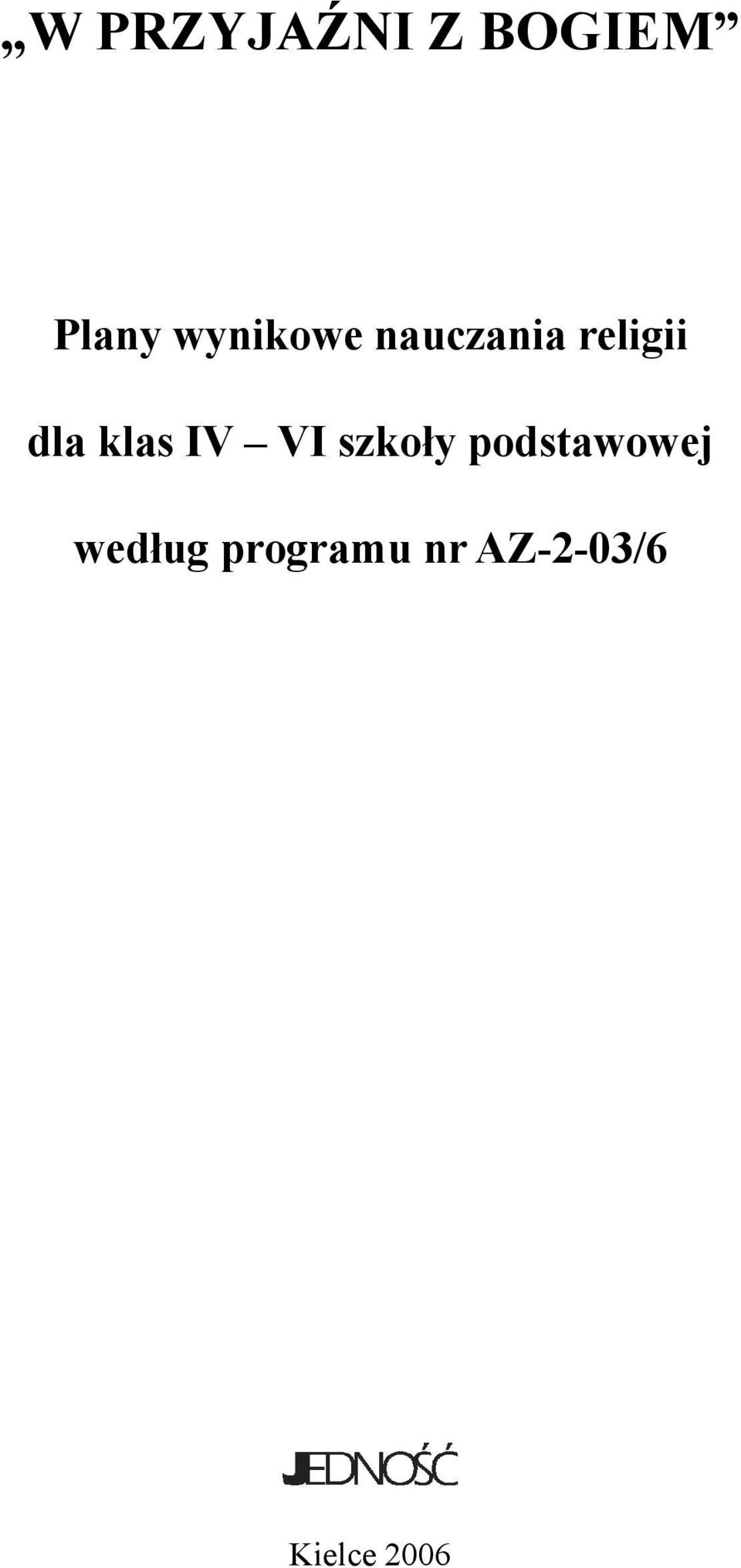 klas I szkoły podstawowej