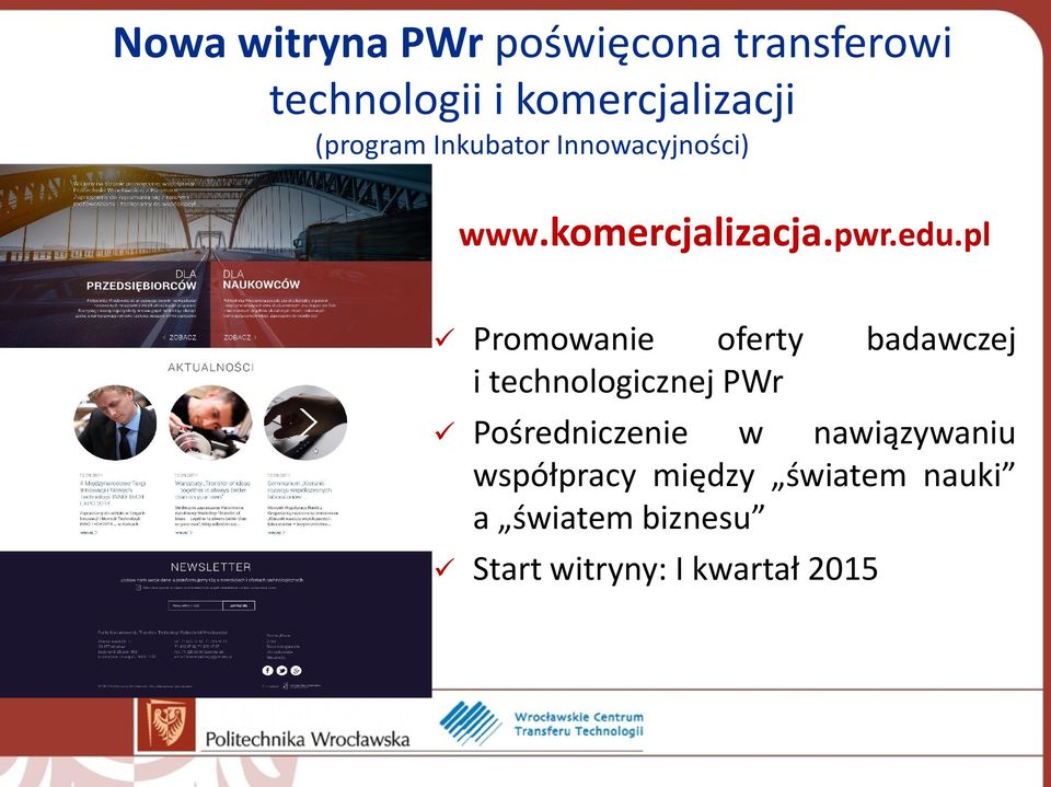 pl Promowanie oferty badawczej i technologicznej PWr