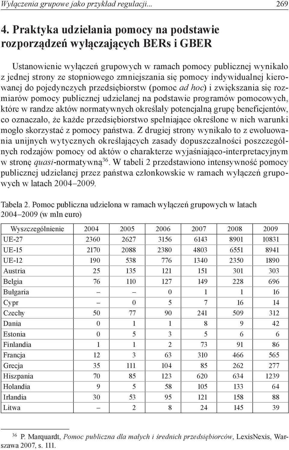 pomocy indywidualnej kierowanej do pojedynczych przedsiębiorstw (pomoc ad hoc) i zwiększania się rozmiarów pomocy publicznej udzielanej na podstawie programów pomocowych, które w randze aktów