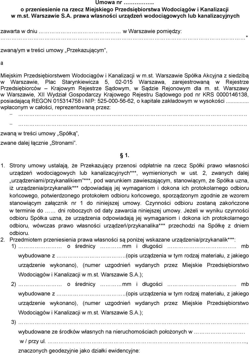 em Wodociągów i Kanalizacji w m.st.