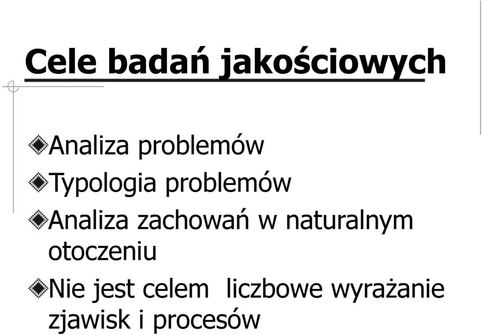 zachowań w naturalnym otoczeniu Nie